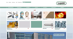 Desktop Screenshot of lupold.de